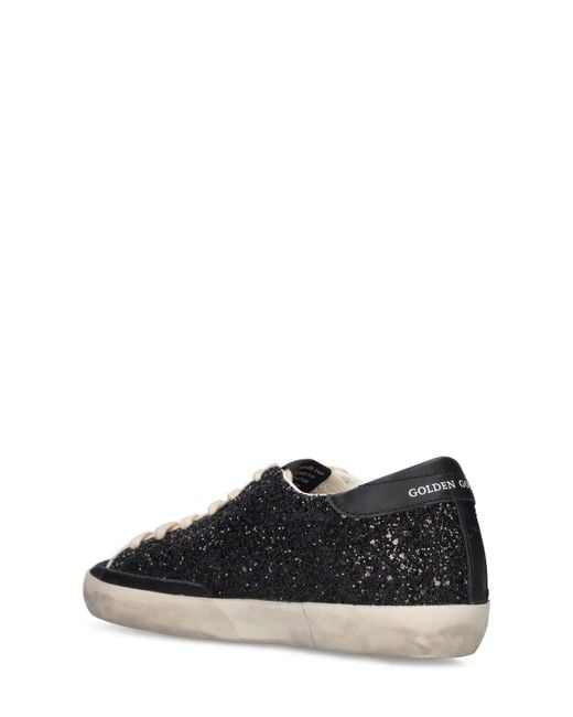Golden Goose Deluxe Brand Black Lvr Exclusive Super-Star Glitter Sneaker
