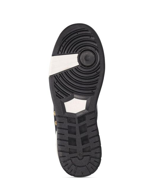 Sneakers basses en jacquard à logo mm Moschino en coloris Black