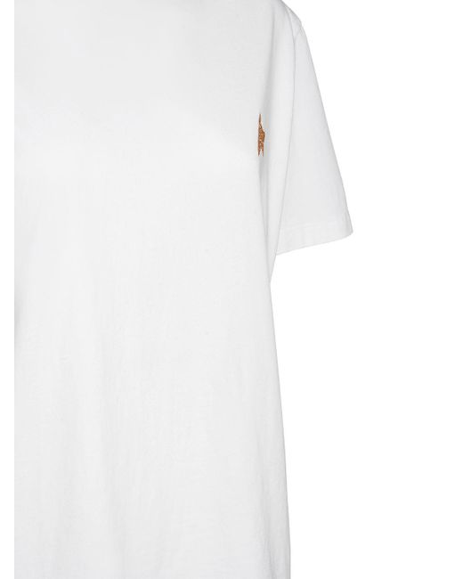 Golden Goose Deluxe Brand White Star-print Cotton T-shirt