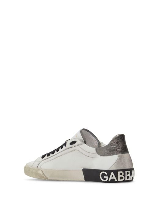 Sneakers new portofino dg Dolce & Gabbana de hombre de color White