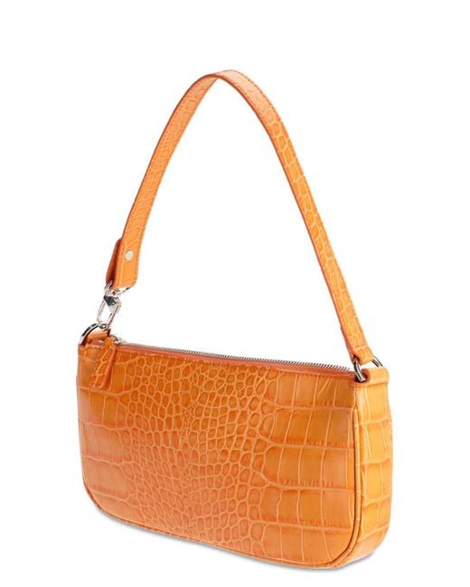 BY FAR Lvr Exclusive Rachel Leather Bag in Orange - Lyst