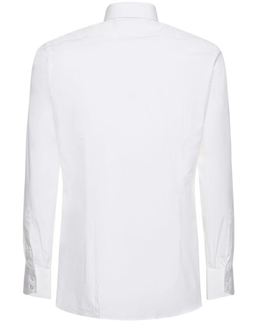 Camisa de popelina Tom Ford de hombre de color White