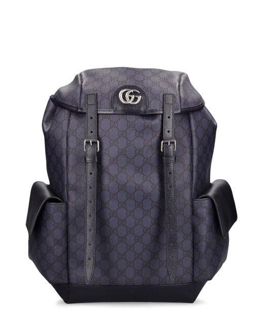 Gucci Blue Ophidia gg Supreme Backpack for men