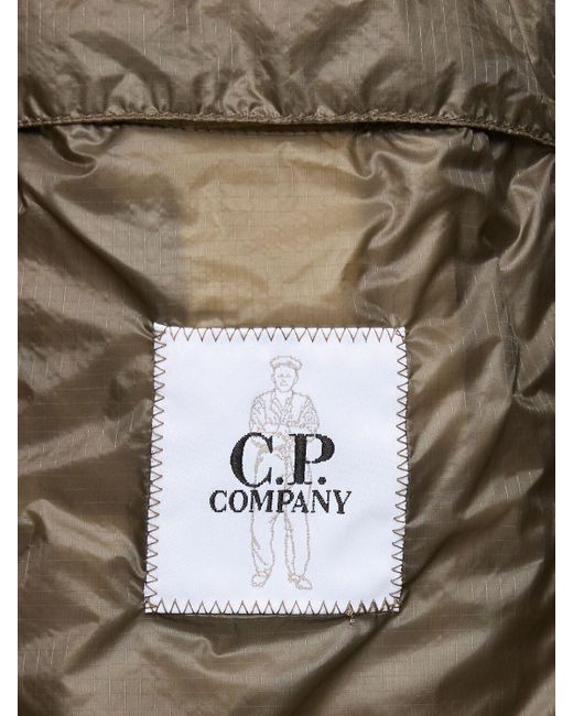 C P Company Green Nada Shell Hooded Jacket for men