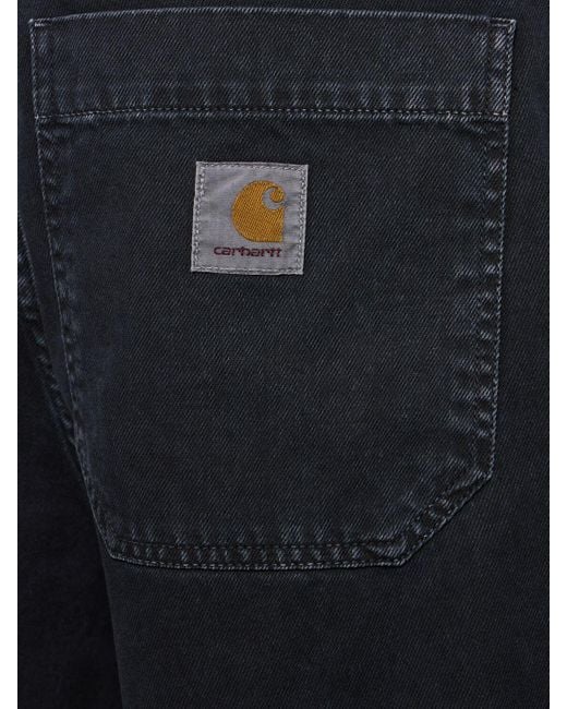 Carhartt Blue Garrison Stone Dyed Denim Jeans for men
