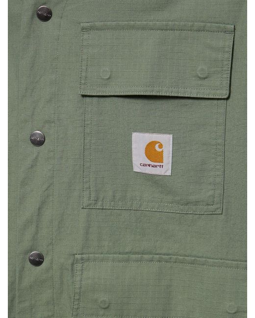 Camisa de algodón Carhartt de hombre de color Green