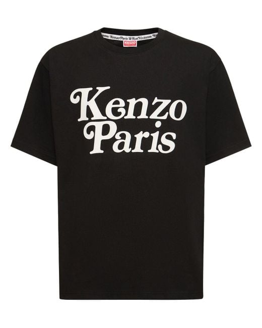 KENZO Black ' By Verdy' Oversized T-shirt for men