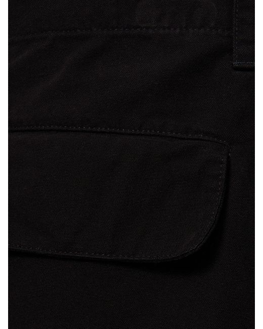 Shorts cargo in tela di cotone di Our Legacy in Black da Uomo