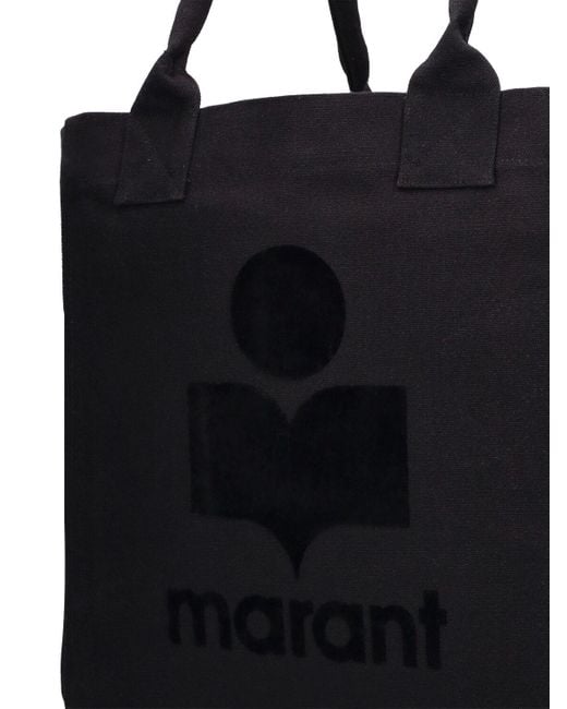 Isabel Marant Black Small Yenky Canvas Tote Bag