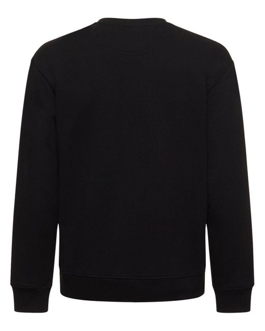 Valentino Black Logo Cotton Sweatshirt for men