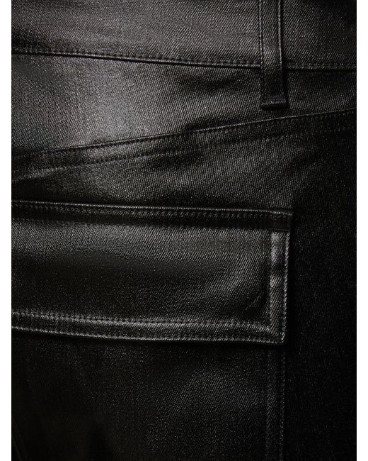 Jeans de denim de algodón Rick Owens de hombre de color Black