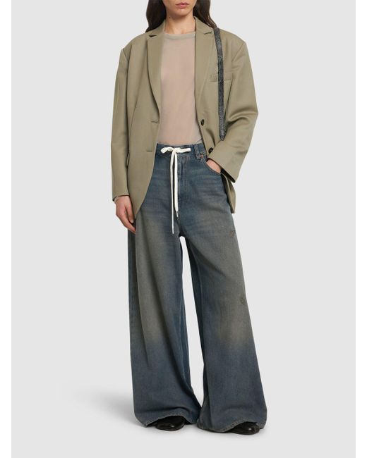 MM6 by Maison Martin Margiela ミドルライズストレートジーンズ Blue