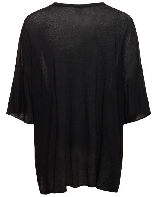 T-shirt tommy t Rick Owens pour homme en coloris Black