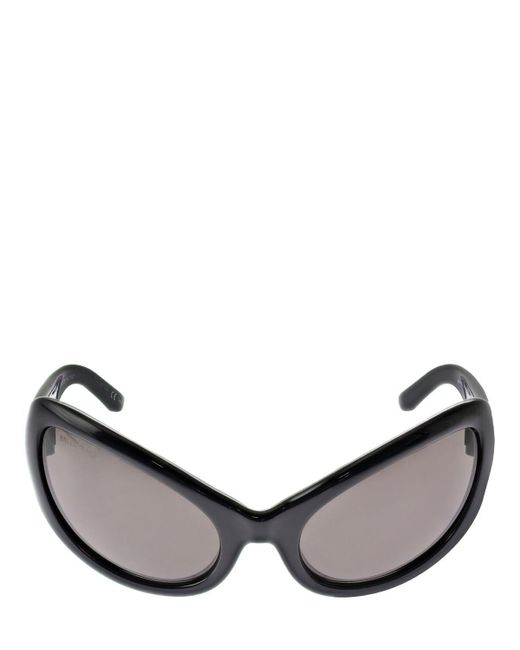 Balenciaga Nevermind Cat-eye Sunglasses in Black | Lyst