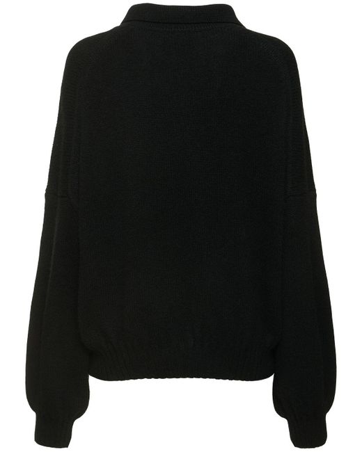 Khaite Black Strickpullover Aus Kaschmir "rene"
