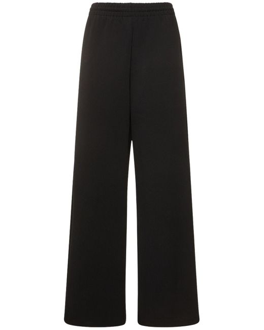 Pantaloni in misto viscosa di Wardrobe NYC in Black