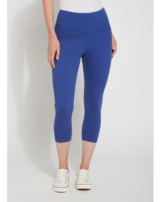 Lyssé Women's Blue Denim Capri (21 Inseam)