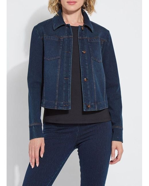 Lyssé Blue Classic Denim Jacket