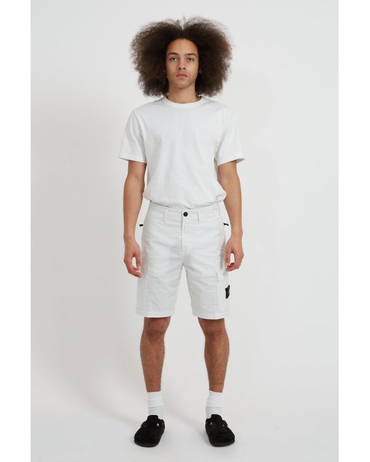 Stone Island L0803 Stretch Cotton Tela 