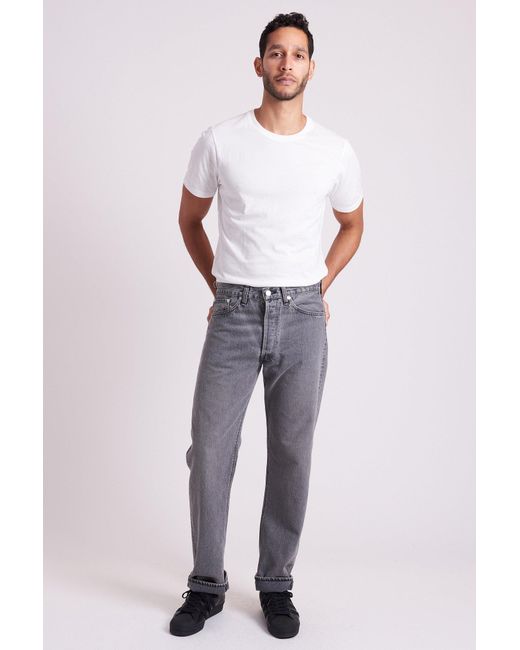 Orslow 105 90's Black Denim Bleach for 