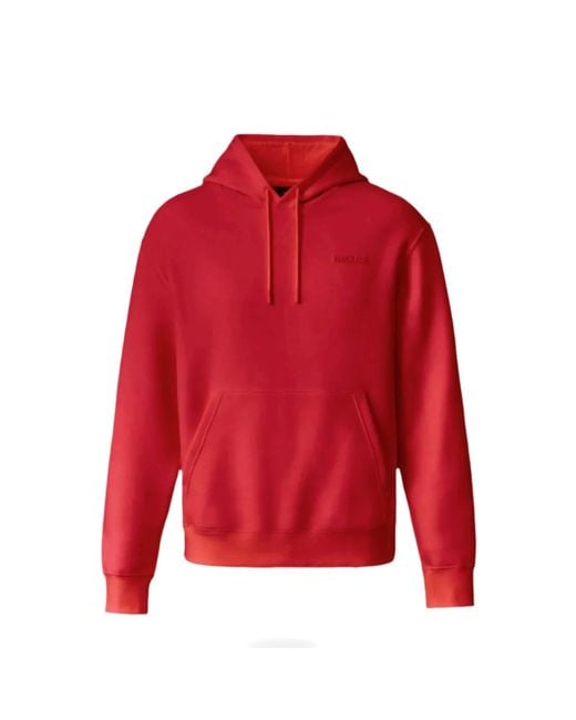 Mackage Red Zosia Double-Face Jersey Logo Hoodie