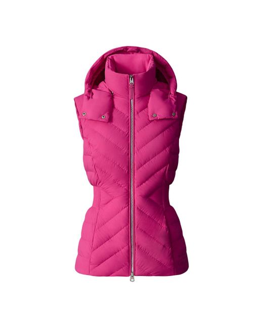 Mackage Pink Hoshi Light Down Hooded Vest