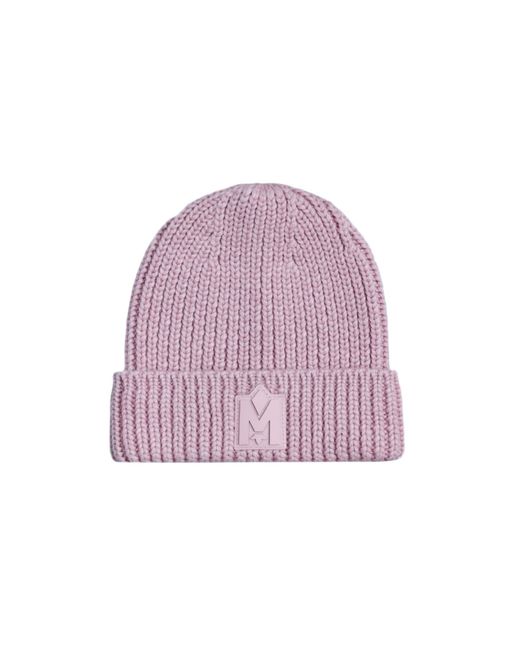 Mackage Purple Jude-Kz Hand-Knit Toque With Ribbed Cuff For Kids