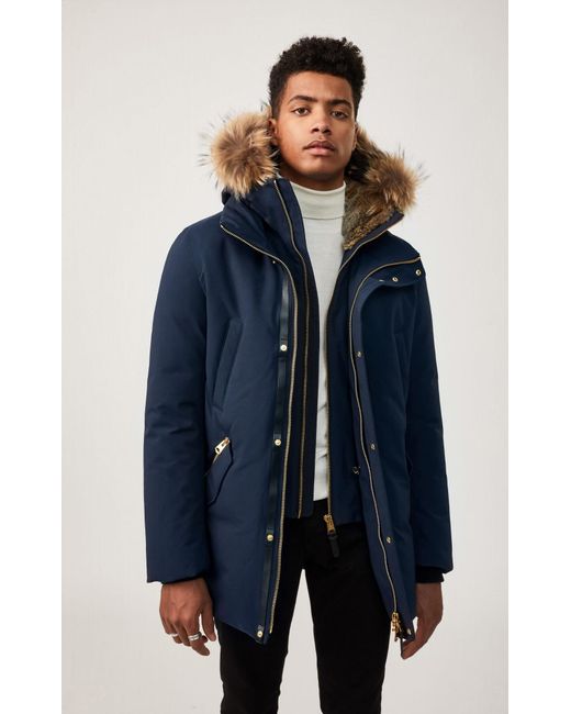 mackage fur lined parka mens