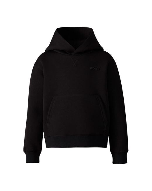 Mackage Black Dru-Tr Double-Face Jersey Hoodie For Toddlers -6 Years)