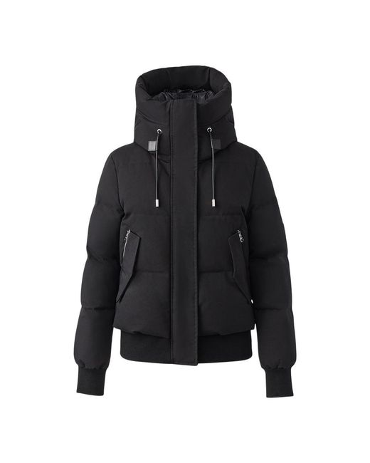 Mackage Blue Nefi-Nfz Nordich Tech Down Jacket With Hood
