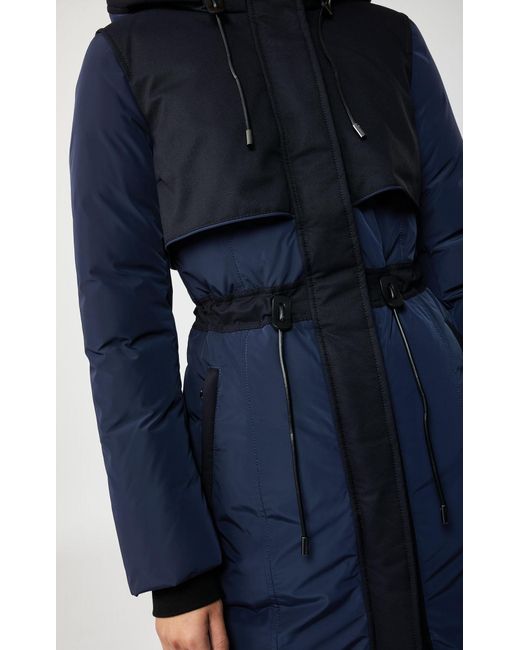 maxi length puffer coat