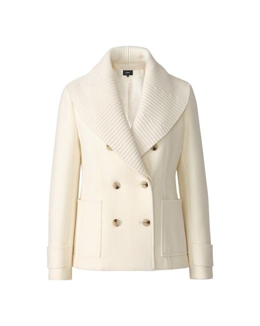Mackage Natural Danielle Double-Breasted Coat