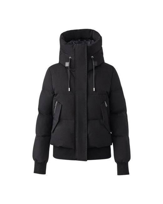 Mackage Blue Nefi-Nfz Nordich Tech Down Jacket With Hood