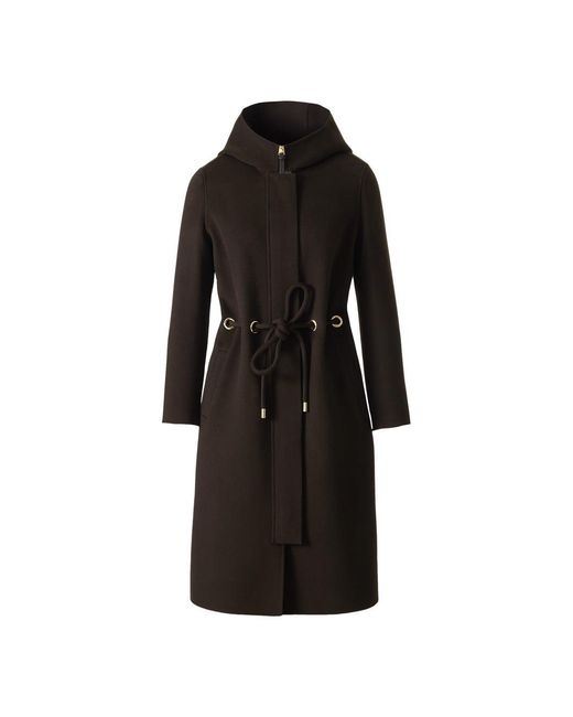 Mackage Black Blithe Handmade Wool Coat