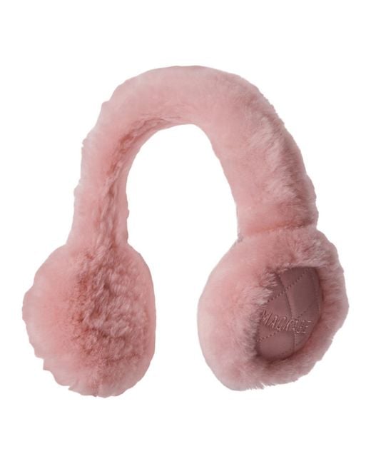 Mackage Purple Uni-Ski Shearling Down Ear Muffs
