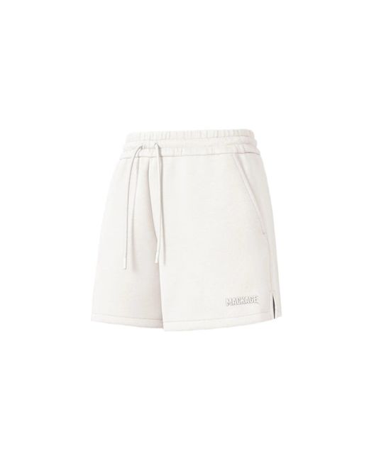 Mackage Blue Summer-R Drawstring Shorts With Elasticized Waistband