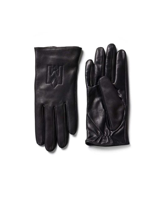 Mackage Black Eunice Leather Cashmere Lining