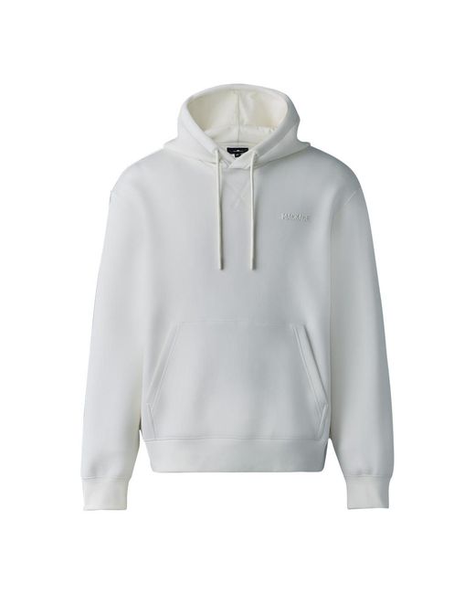 Mackage Blue Krystian Double-Face Jersey Hoodie for men