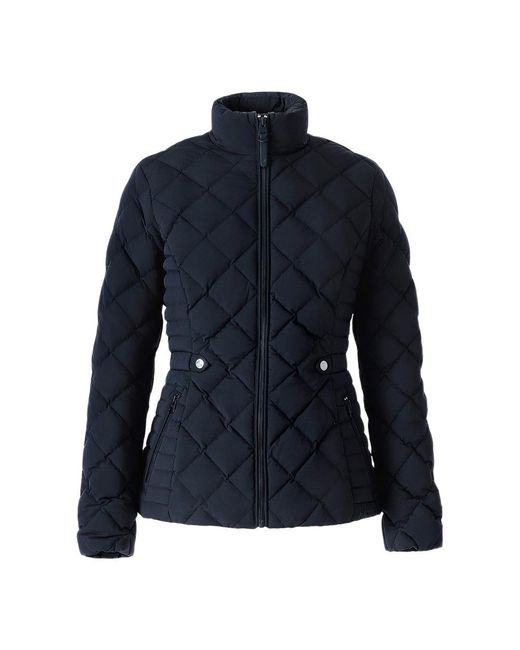 Mackage Blue Vik Diamond Quilted Down Jacket