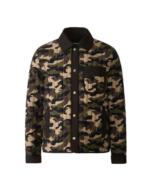 Mackage Black Mateo-Camo Camo Light Down Jacket for men