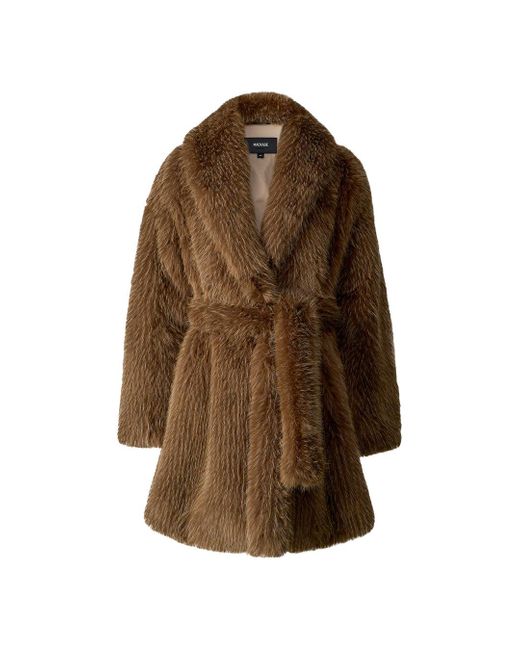 Mackage Brown Kacela Faux Fur Coat