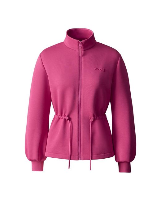 Mackage Pink Finola Lightweight Jacket With Balloon Sleeves