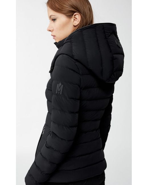 black lightweight down jacket women's