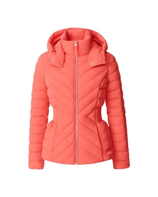 Mackage Red Idalee Light Down Hooded Jacket