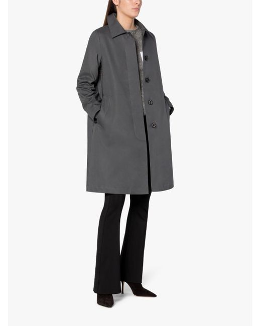 Mackintosh Gray Banton Grey Raintec Cotton Coat