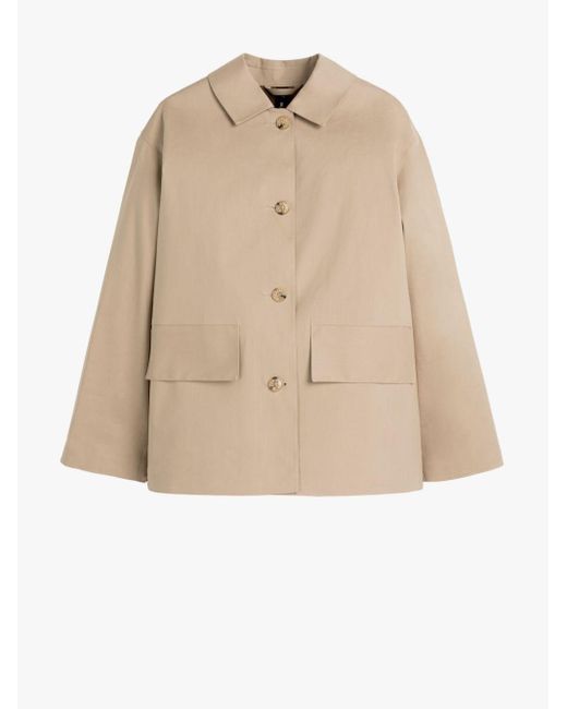 Mackintosh Natural Zinnia Fawn Bonded Cotton Jacket