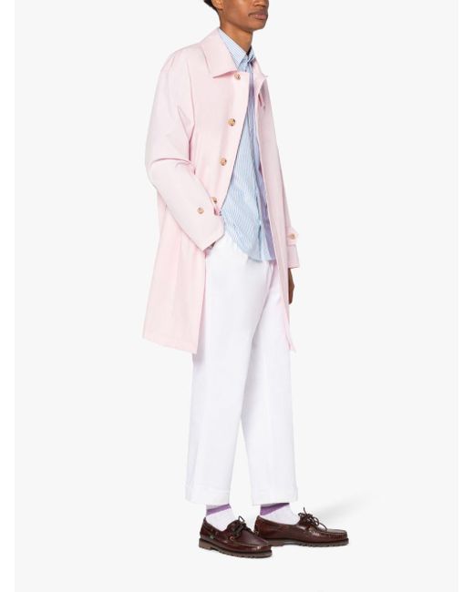 Mackintosh Soho Pink Eco Dry Raincoat for men