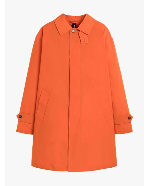 Mackintosh Soho Orange Eco Dry Raincoat for men