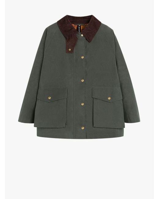 Mackintosh Blair Green Waxed Cotton Field Jacket