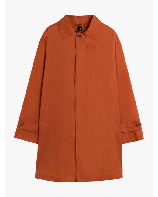 Mackintosh Soho Orange Nylon Packable Raincoat for men